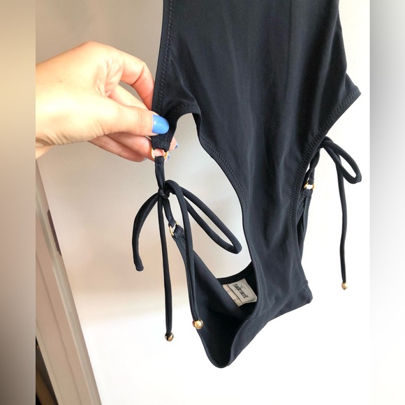 Pain De Sucre Black One Piece Bathing Suit - Picture 3 of 5